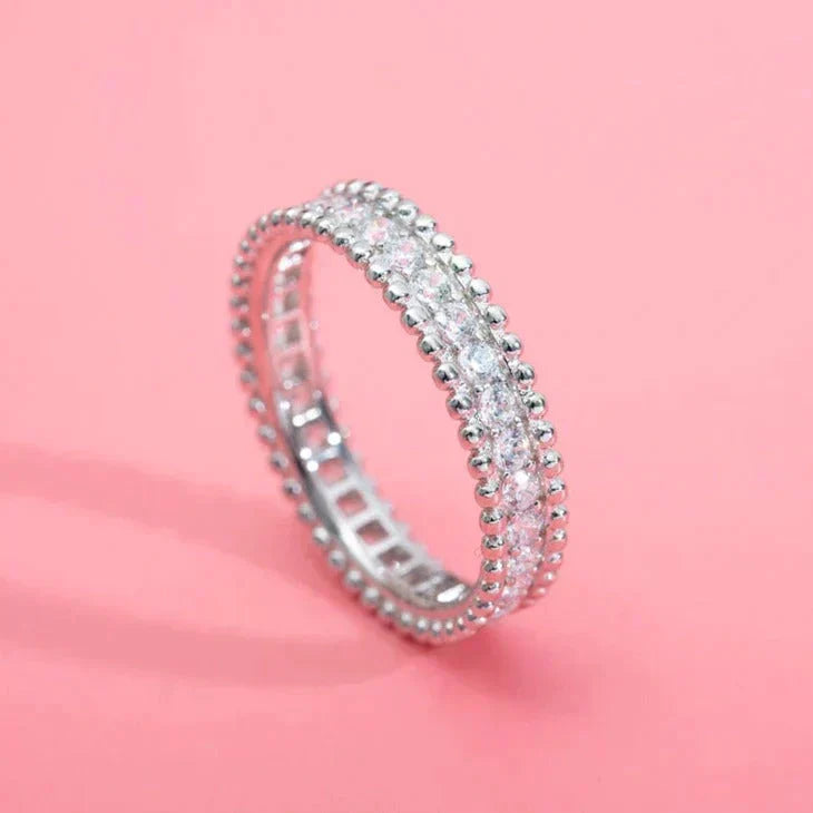 Aura PERLEE DIAMOND SILVER RING