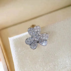 Aura CLOVER COMOS DIAMOND OHRRINGE SILBER