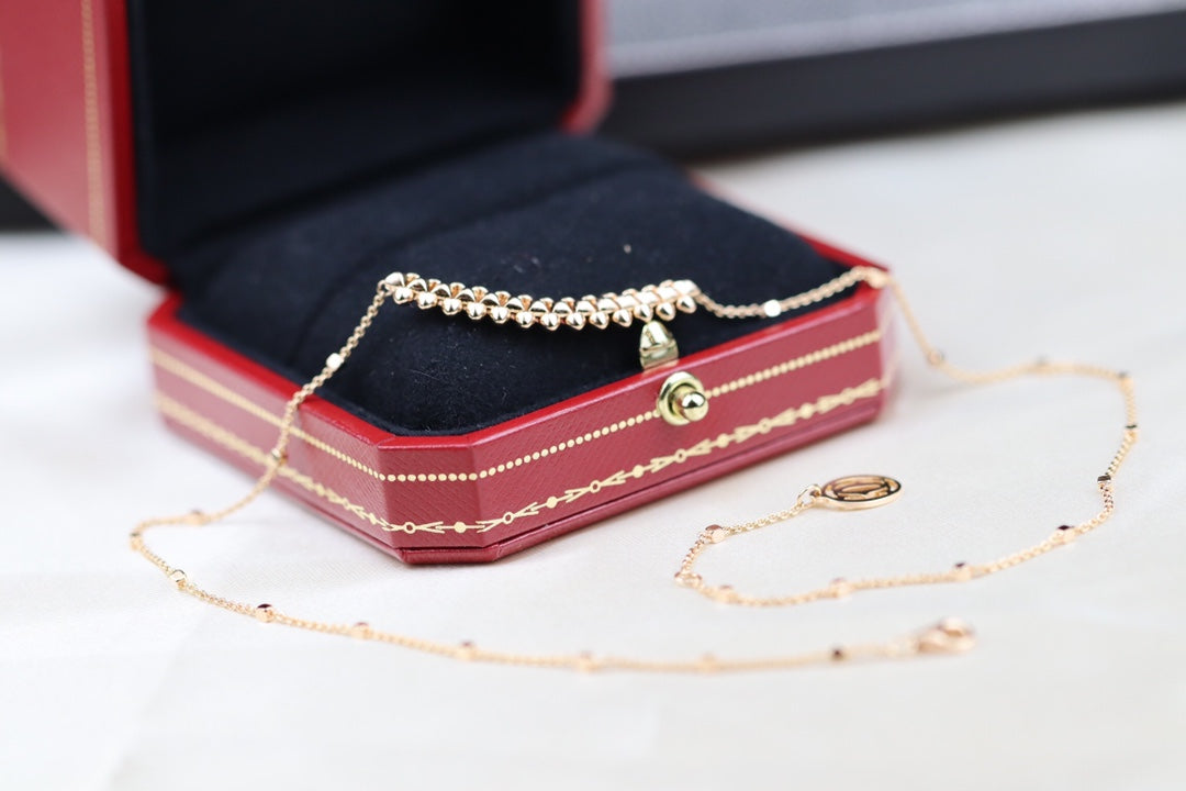 Aura CLASH PINK GOLD NECKLACE