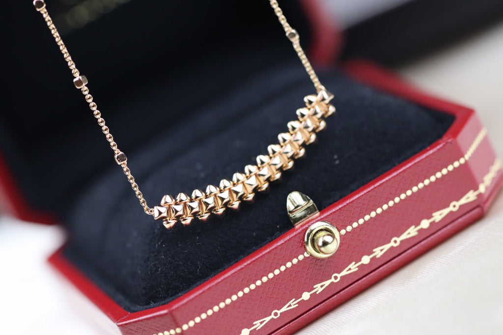 Aura CLASH PINK GOLD NECKLACE