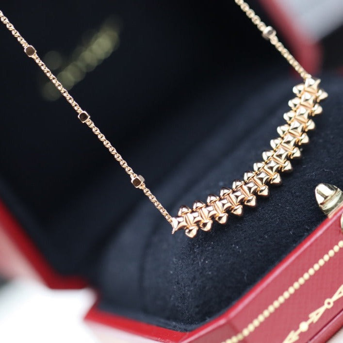 Aura CLASH PINK GOLD NECKLACE