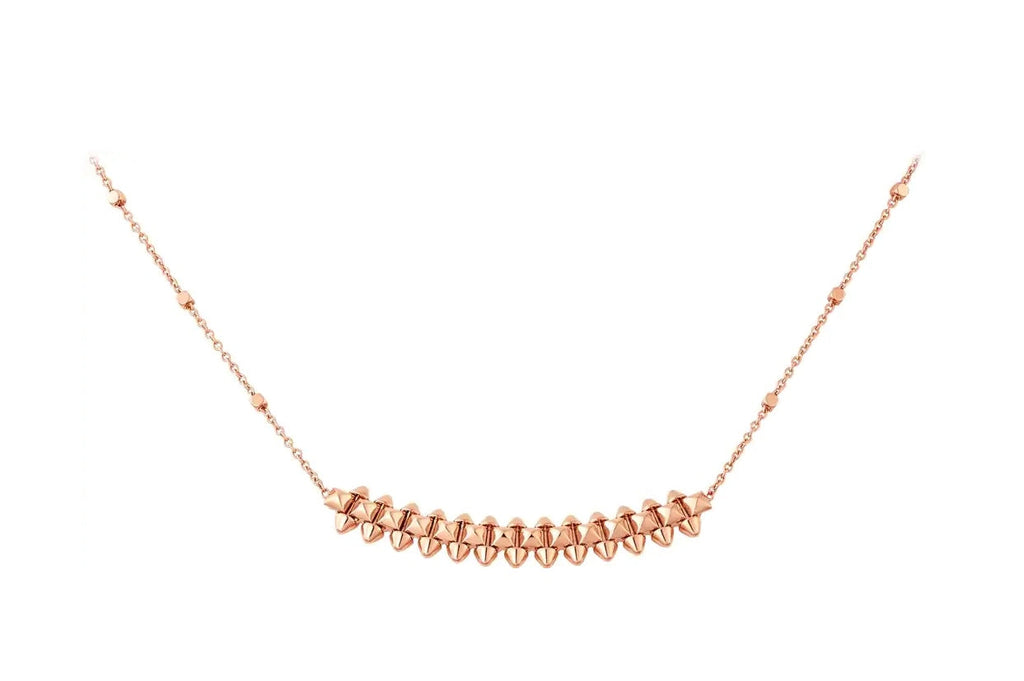 Aura CLASH PINK GOLD NECKLACE