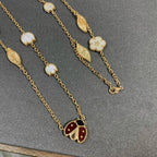Halskette mit 15 Motiven Aura LUCKY SPRING GOLD