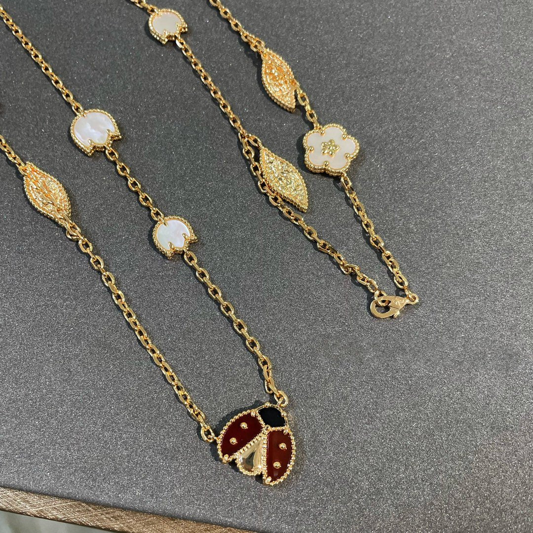 Halskette mit 15 Motiven Aura LUCKY SPRING GOLD