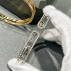[Aura ] ZEHNTES GEPFLASTERTES DIAMANTARMBAND BEWEGEN