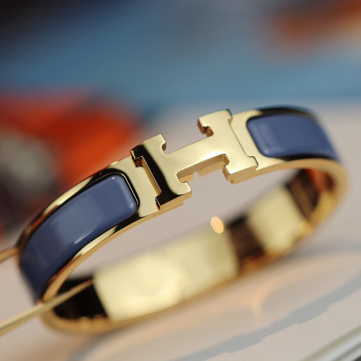 Aura H ARMREIF 12MM BLAUGRAU