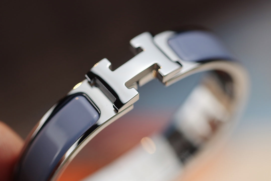 Aura H ARMREIF 12MM BLAUGRAU