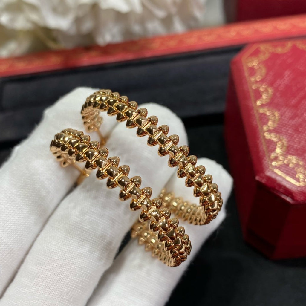 Aura CLASH LARGE HOOP EARRINGS
