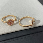 Aura SUN 1 DIAMOND PINK MOP RING