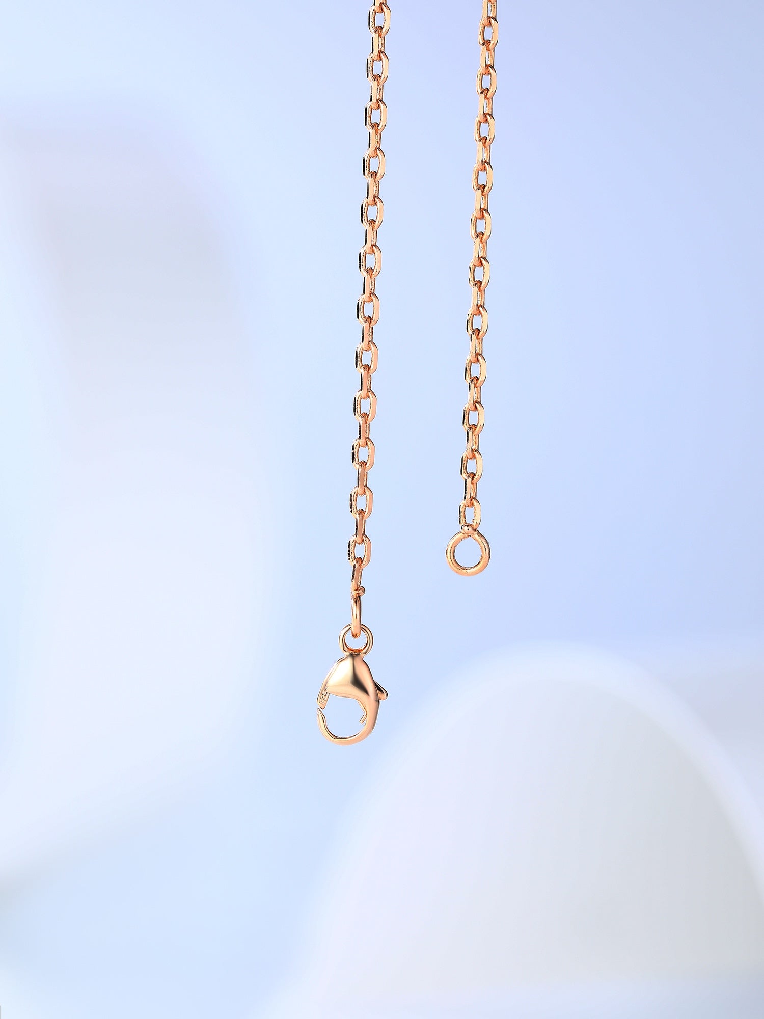 Aura H CAGE PINK GOLD NECKLACE