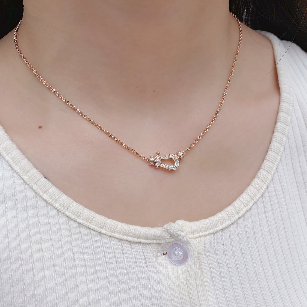 Aura FORCE 10 HALSKETTE MIT ROSÉGOLD UND DIAMANTEN