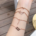 Aura FORCE 10 HALSKETTE MIT ROSÉGOLD UND DIAMANTEN