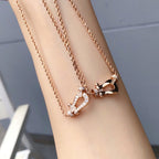Aura FORCE 10 HALSKETTE MIT ROSÉGOLD UND DIAMANTEN
