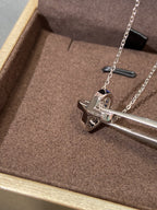 Aura LIENS DIAMOND SILVER NECKLACE