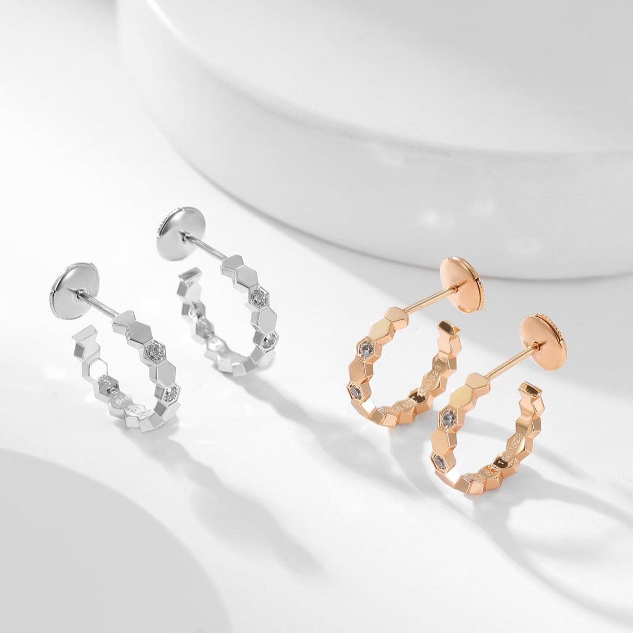 Aura BEE LOVE DIAMOND CREOLEN