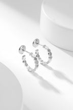 Aura BEE LOVE DIAMOND HOOP EARRINGS