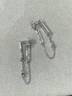 Aura KETTEN CHAOS DIAMANT TROPFENOHRRINGE