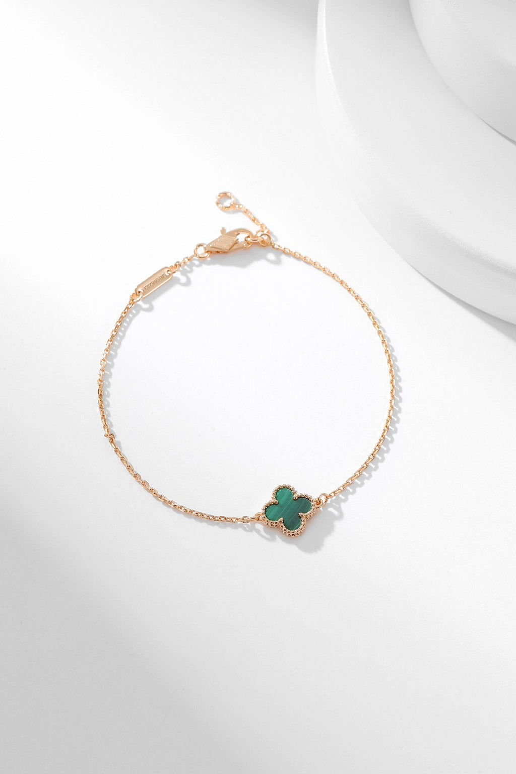 Aura CLOVER BRACELET MALACHITE 1 MOTIF