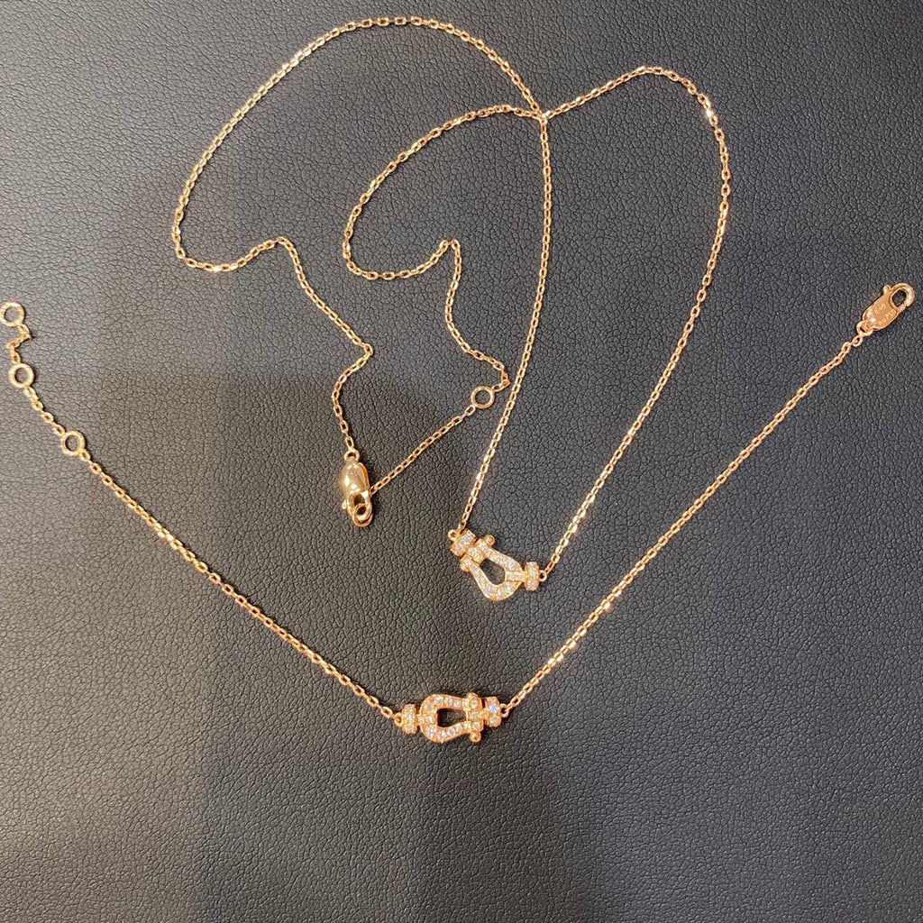 Aura FORCE 10 DIAMANT ROSÉGOLD HALSBAND MINI MODELL