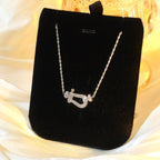 Aura FORCE 10 DIAMOND SILVER NECKLACE MINI MODEL