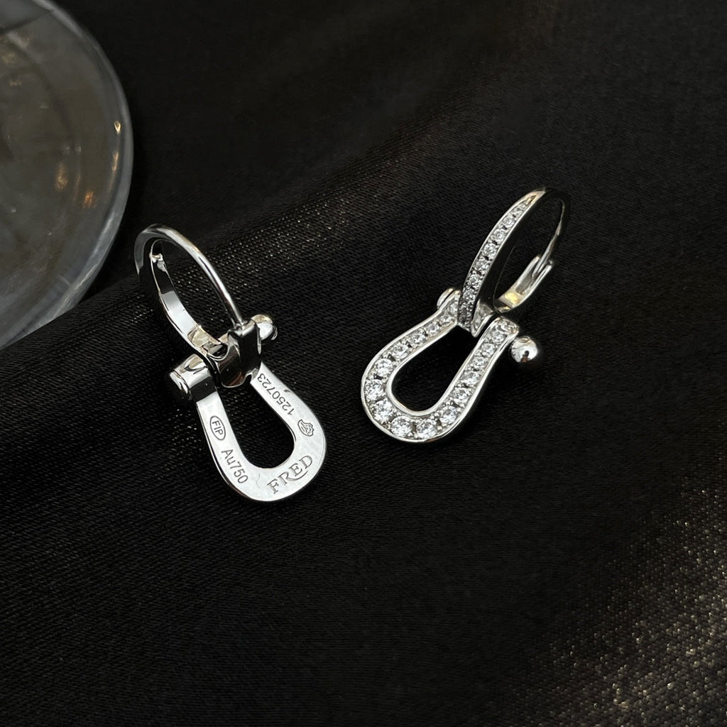 Aura FORCE 10 FULL DIAMOND DROP EARRINGS MEDIUM MODEL