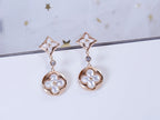 Aura STAR AND SUN PINK GOLD MOP DROP EARRINGS