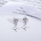 Aura VIDYLLE SILVER DIAMOND MINI DROP OHRRINGE