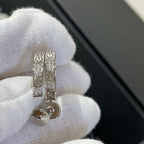Aura LOVE DIAMOND SILBERNE CREOLEN