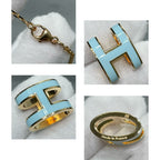 Aura POP H SKY BLUE NECKLACE