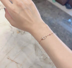Aura FORCE 10 DIAMANT GLIEDERKETTE ROSÉGOLD-ARMBAND