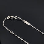 Aura CLOVER PIETERSITE SILVER LONG NECKLACE