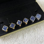 Aura CLOVER PIETERSITE MEDIUM STUD EARRINGS