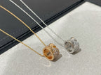 Aura LIENS EVIDENCE DIAMOND PAVED NECKLACE