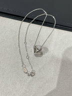 Aura LIENS EVIDENCE DIAMOND PAVED NECKLACE