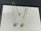 Aura LIENS EVIDENCE DIAMOND PAVED NECKLACE