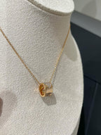 Aura LIENS EVIDENCE DIAMOND PAVED NECKLACE