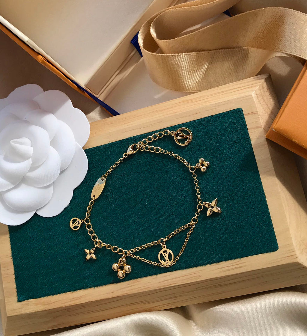 Aura BLOOMING PINK GOLD MOP ARMBAND