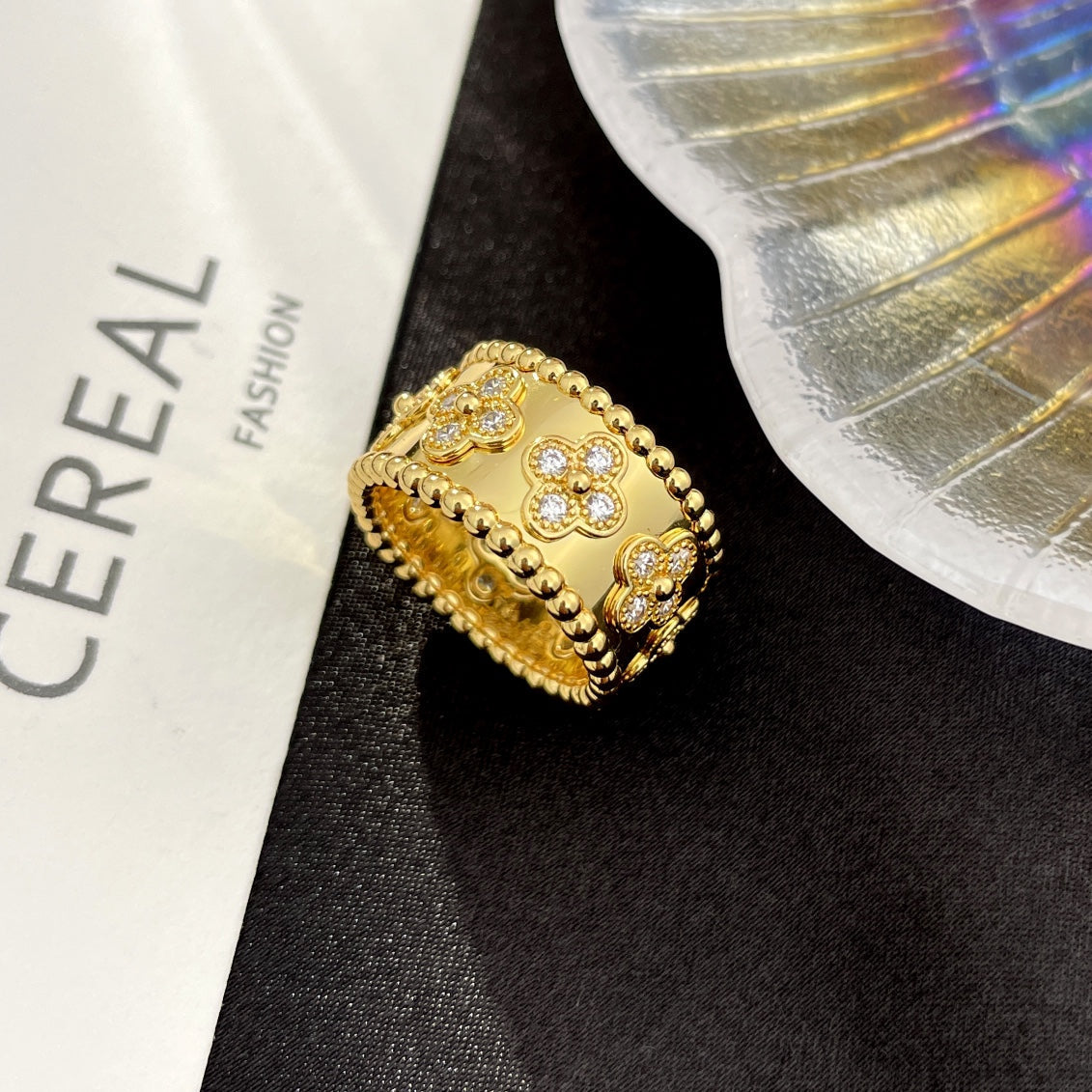 Aura PERLEE DIAMANT GROSSER RING