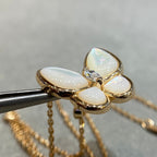 Aura BUTTERFLY MOP DIAMOND NECKLACE