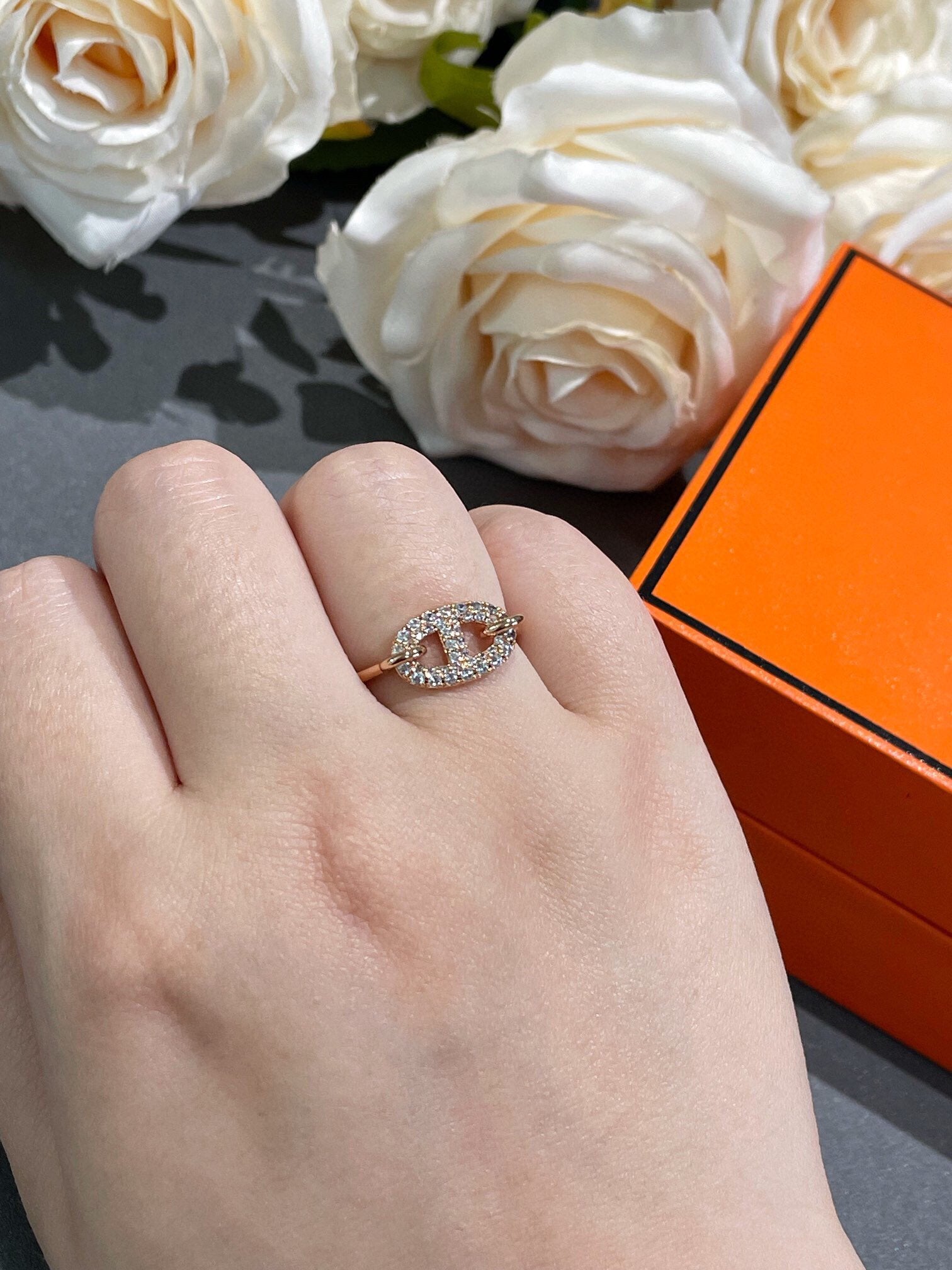Aura RONDE SMALL DIAMOND RING