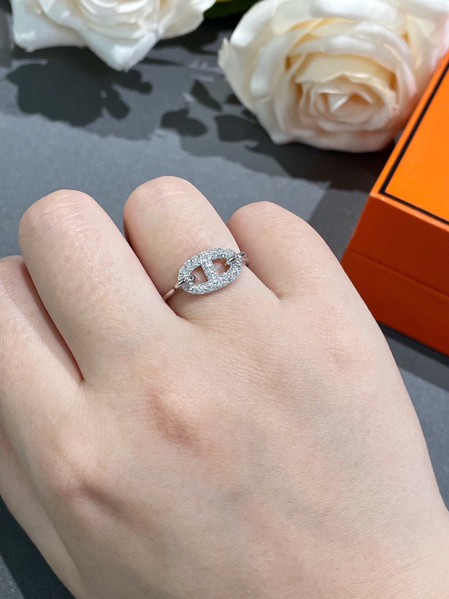 Aura RONDE SMALL DIAMOND RING