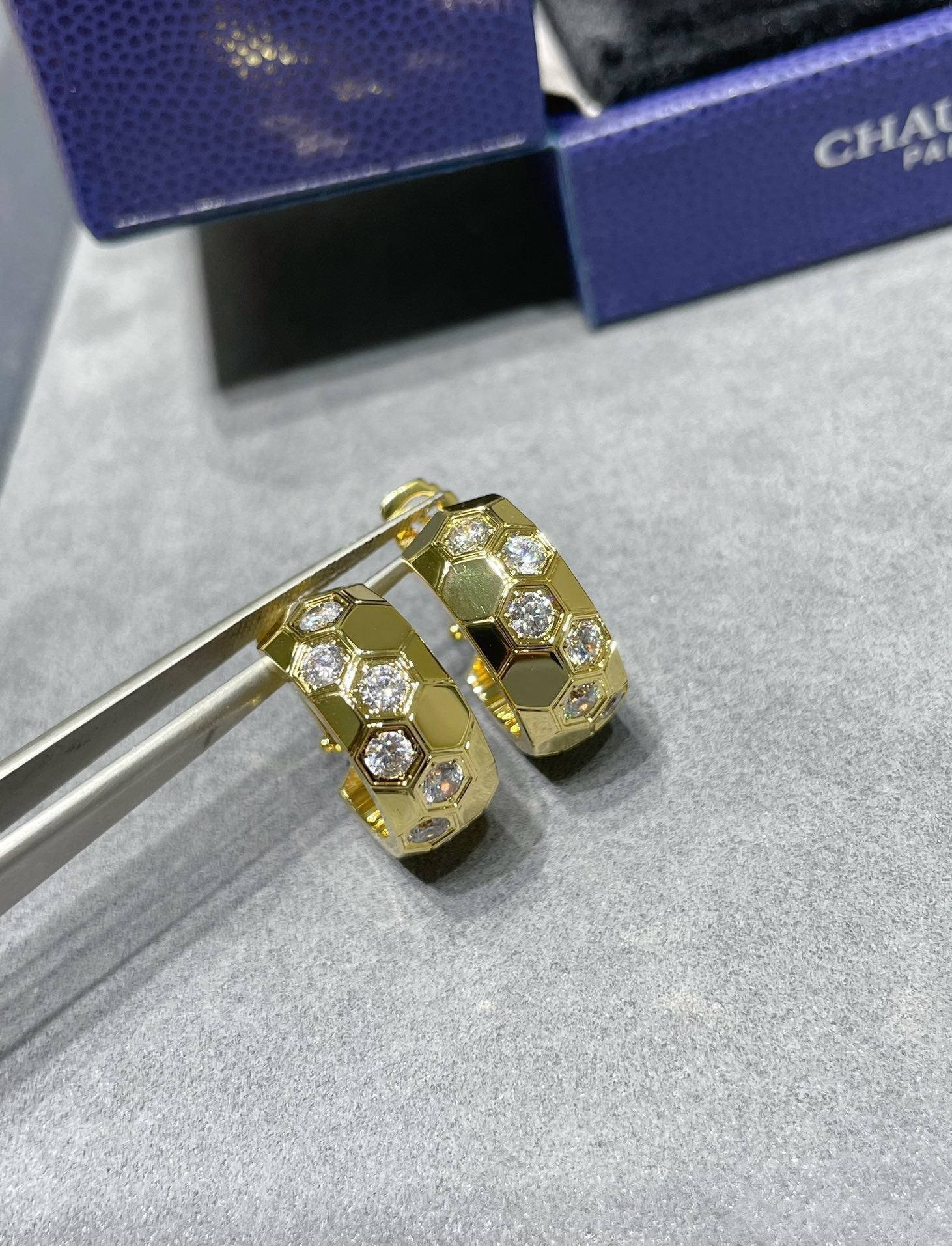 Aura BEE LOVE DIAMOND HOOP OHRRINGE