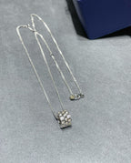 Aura BEE LOVE DIAMOND PAVED 3 ROW NECKLACE