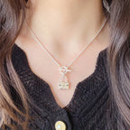 Aura CONSTANCE PEDANT SILVER NECKLACE