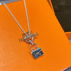 Aura CONSTANCE PEDANT SILVER NECKLACE