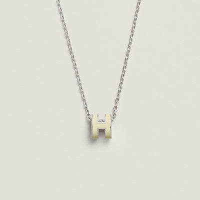 Aura HM CLIC GELB EMAILLE GOLDHALSKETTE