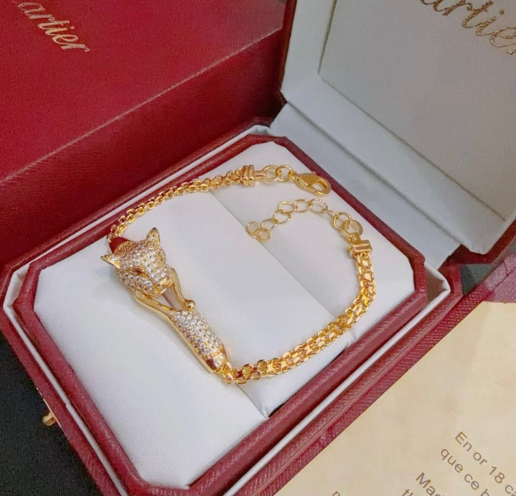Aura PANTHERE ARMBAND DIAMANTEN