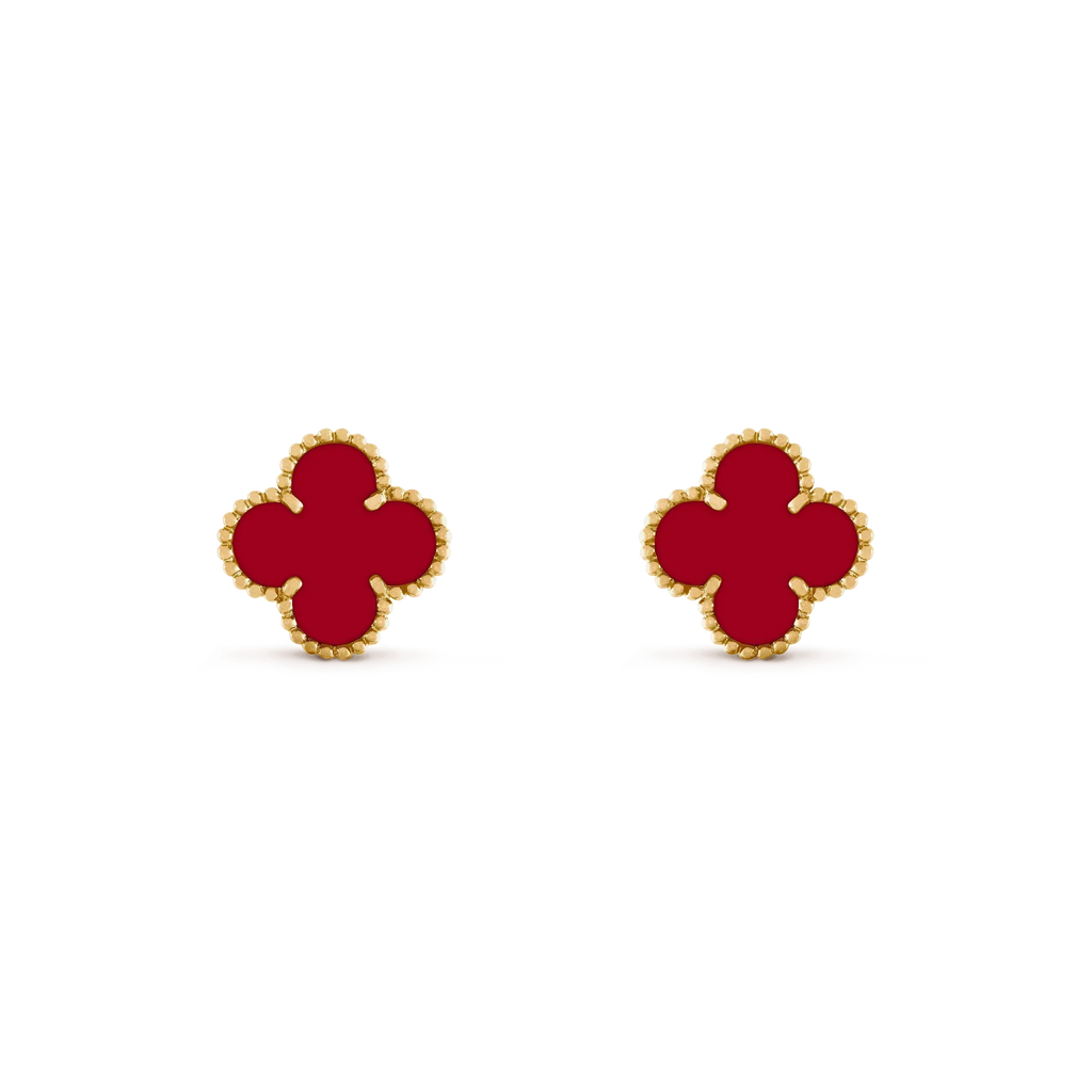 Aura CLOVER MEDIUM 1 MOTIFS KARNEOL OHRRINGE