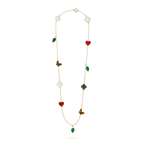 [Aura ] Lucky Alhambra Long Necklace-12 Designs