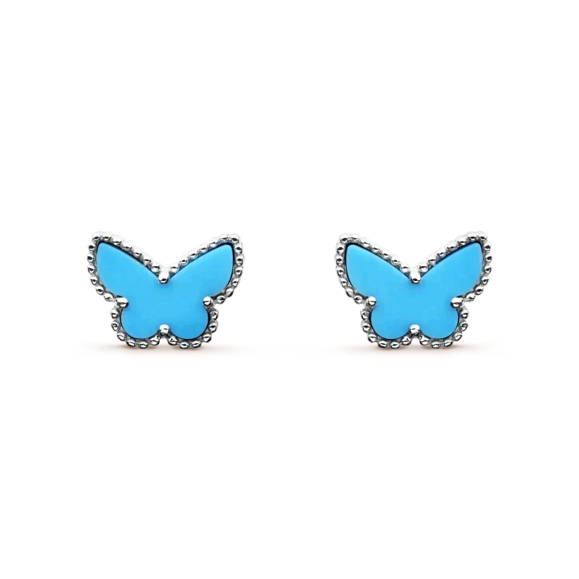 Aura BUTTERFLY TURQUOISE OHRRINGE SILBER